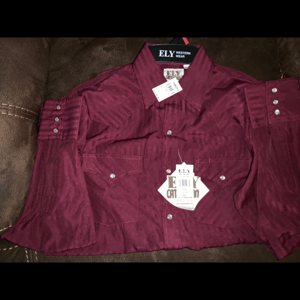 WESTERN WEAR MENS BUTTON UP SHIRT